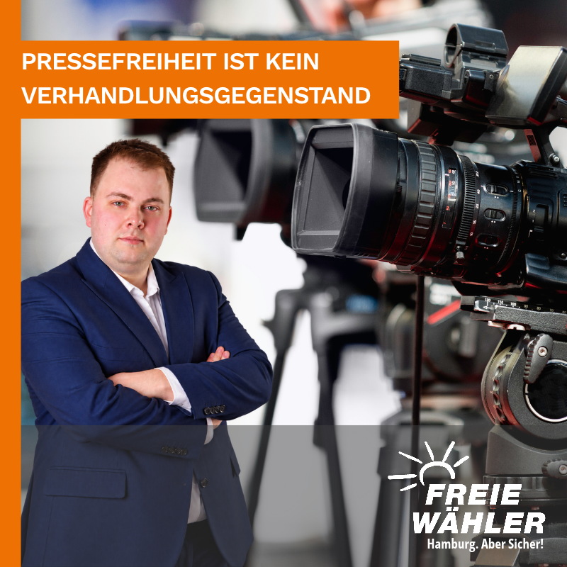 Pressefreiheit ist kein Verhandlungsgegenstand!